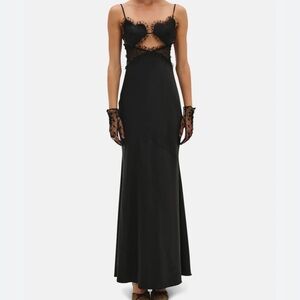 For Love and Lemons Elegant Black Heart Dress